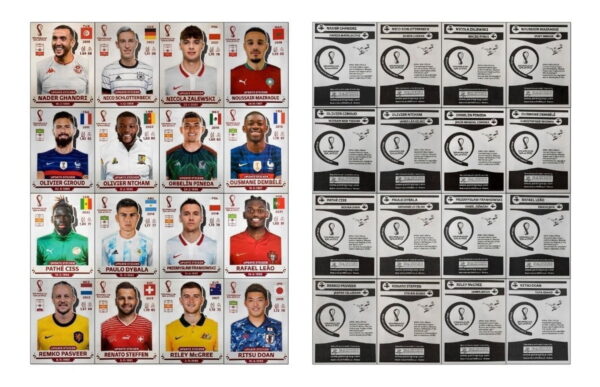 Arquivo Digital Figurinhas Copa Mundo Qatar 2022 Update Set
