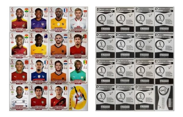 Arquivo Digital Figurinhas Copa Mundo Qatar 2022 Update Set