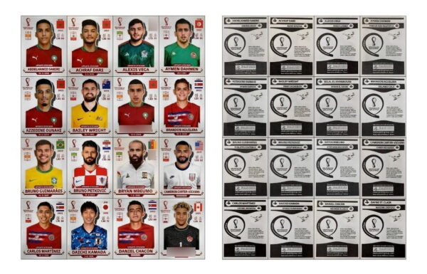 Arquivo Digital Figurinhas Copa Mundo Qatar 2022 Update Set