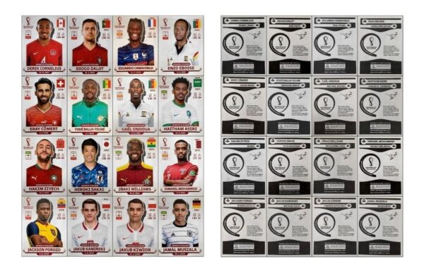 Arquivo Digital Figurinhas Copa Mundo Qatar 2022 Update Set