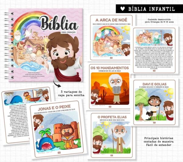 Arquivo Digital Histórias Bíblicas Infantis Para Crianças