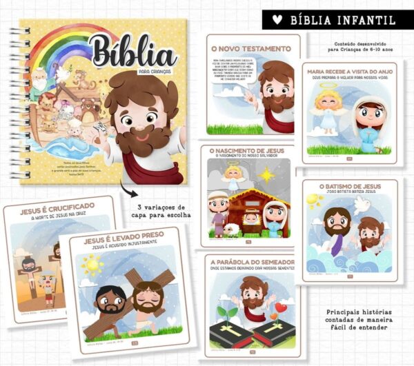 Arquivo Digital Histórias Bíblicas Infantis Para Crianças