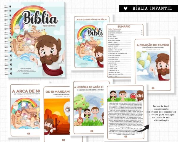 Arquivo Digital Histórias Bíblicas Infantis Para Crianças
