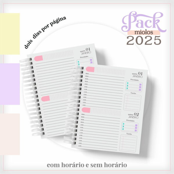 Arquivo Digital Miolo Agenda 2025 Feminina - Imagem 2