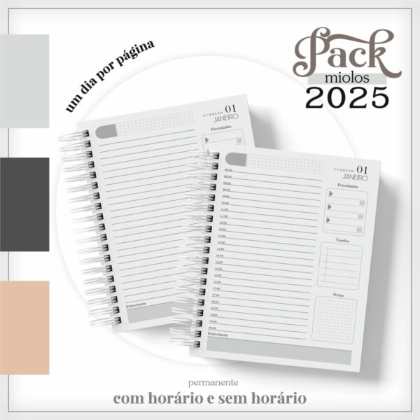 Arquivo Digital Miolo Agenda 2025 Masculino - Imagem 2