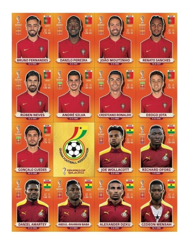 Arquivo Em Pdf De Figurinhas Copa Do Mundo 2022 + Legends