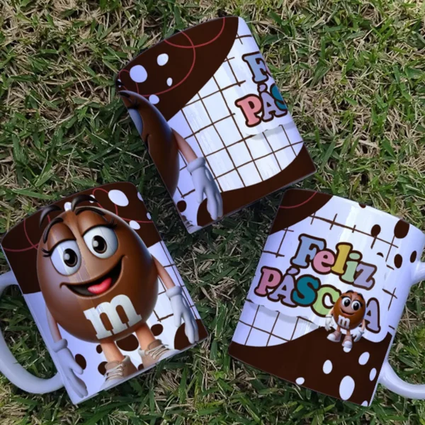 Arquivo JPG Canecas M&Ms Páscoa – 9 Modelos