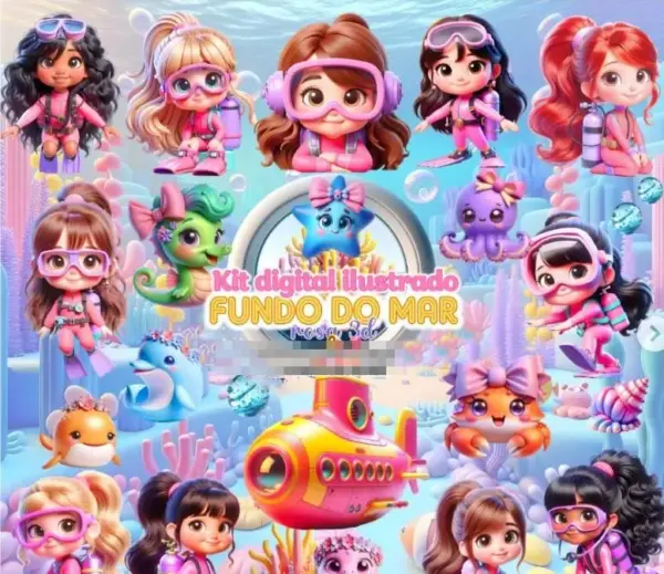 Arquivo Png Tematico De Oceanos Rosa Para Crafts