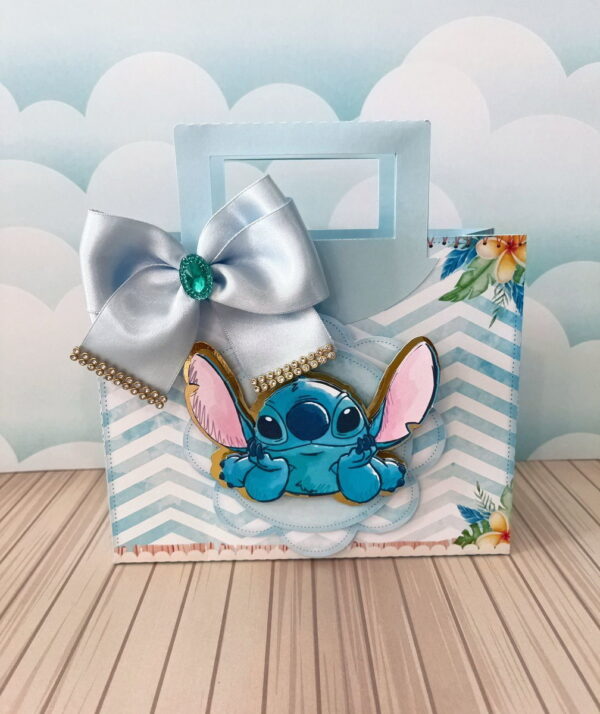 arquivo sacolinha stitch studio e pdf sacolinha infantil
