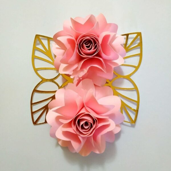 Arquivos 12 Moldes Flores De Papel P/ Decoração Topo De Bolo