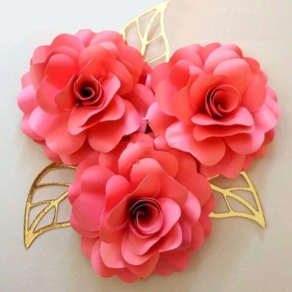 Arquivos 12 Moldes Flores De Papel P/ Decoração Topo De Bolo