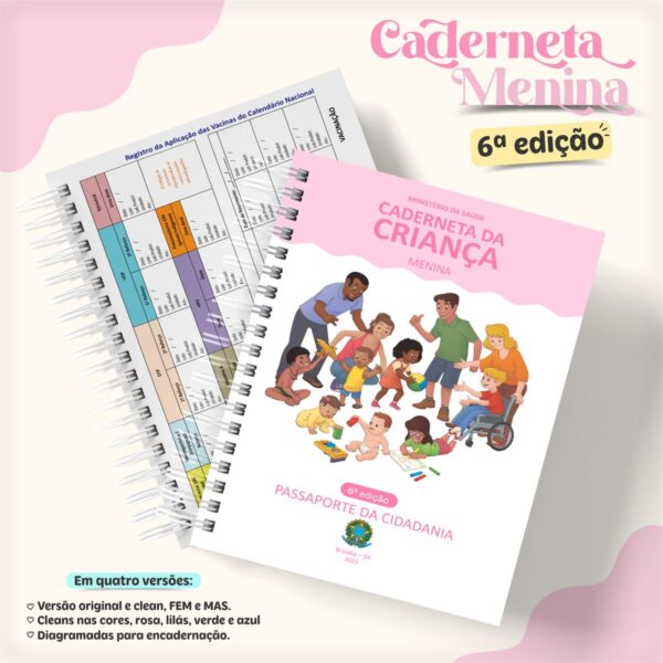 Arquivos Cadernetas Da Criança Clean - 6ª Edição (Digital)