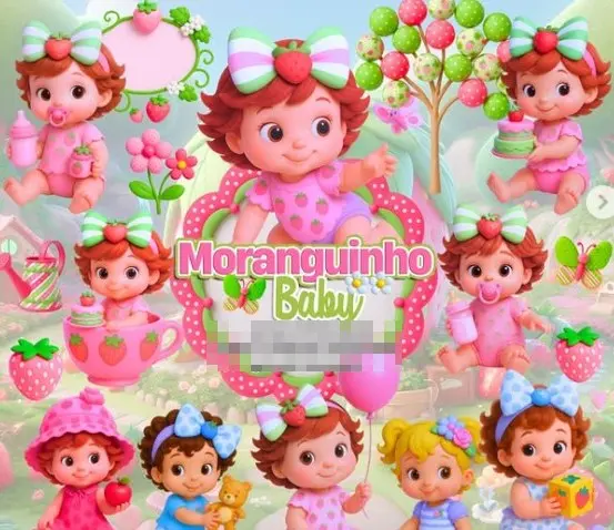 Arquivos Digitais da Moranguinho Baby em Alta Resolução