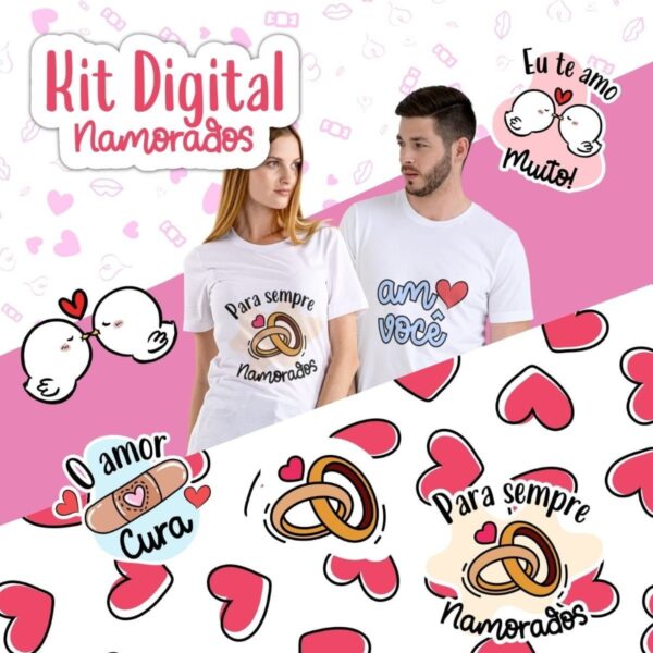 Arquivos Digitais Dia Dos Namorados Frases Ilustrações Fofas