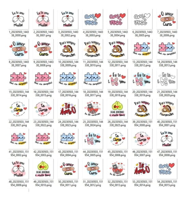 Arquivos Digitais Dia Dos Namorados Frases Ilustrações Fofas