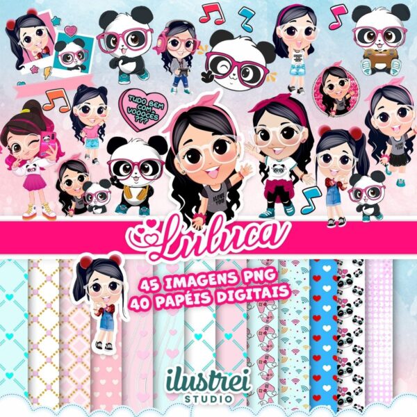 Arquivos Digitais Luluca Png Imprimir Scrap Ilustrar Sublima