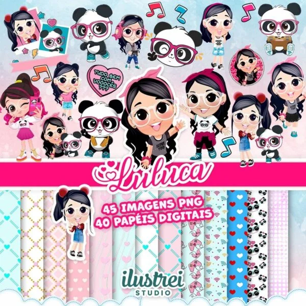 Arquivos Digitais Luluca Png Imprimir Scrap Ilustrar Sublima
