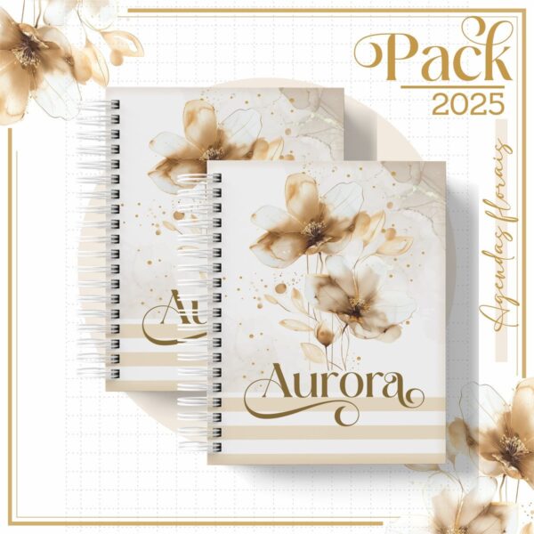 arquivos encadernacao caderno floral gold arquivo digital