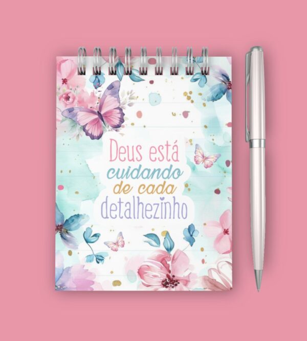 Arquivos Encadernação Planner Devocional + Bloquinhos Mulher