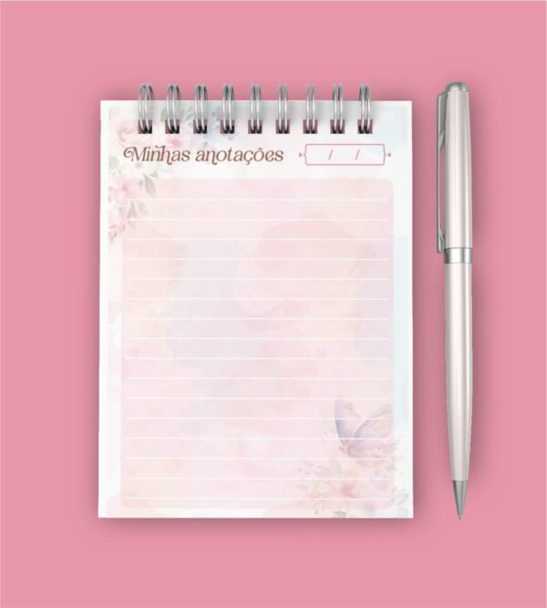 Arquivos Encadernação Planner Devocional + Bloquinhos Mulher