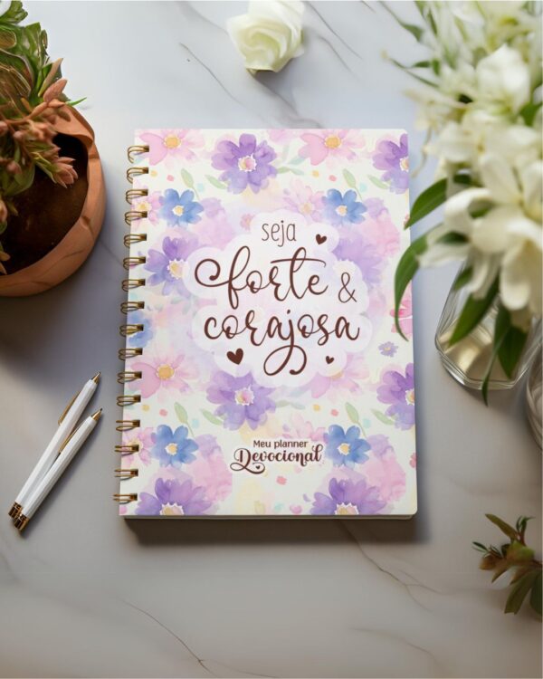 Arquivos Encadernação Planner Devocional + Bloquinhos Mulher