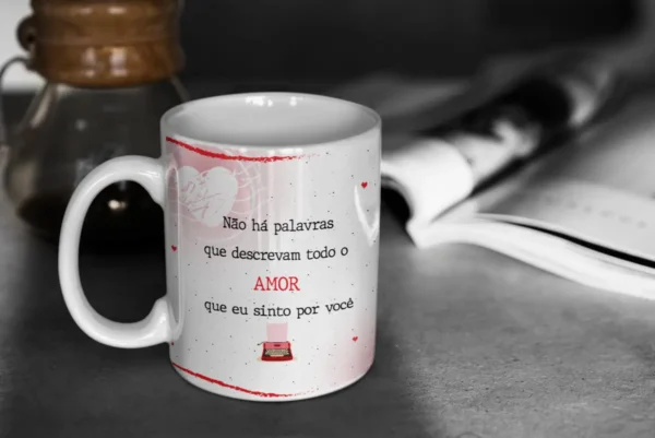 Arquivos JPG para Sublimação de Canecas Românticas
