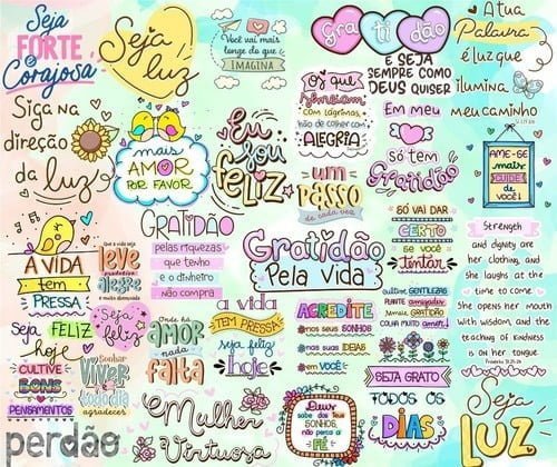 Arquivos Lettering Frases Motivação Incentivo Mulheres Png
