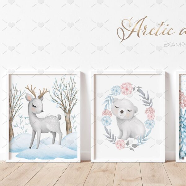 Arquivos Png Animais Fofos Do Artico Aquarelado Bebes Cute 5