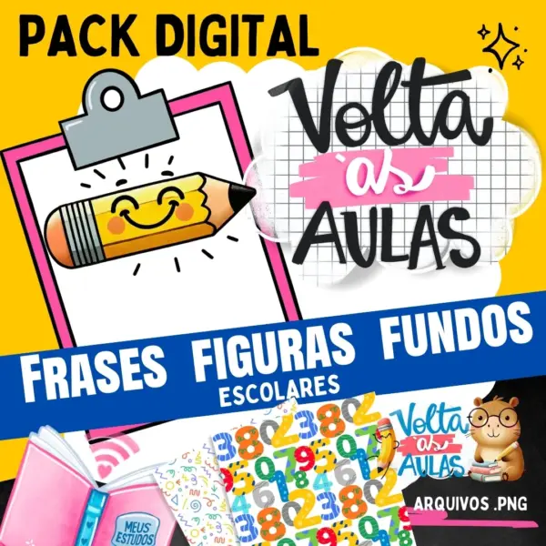 Arquivos Png Mascotes Volta As Aulas Para Decoracao E Craft 14