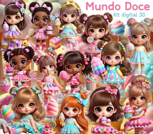 Arquivos Png Mundo Doce Para Sublimacao E Personalizados 2