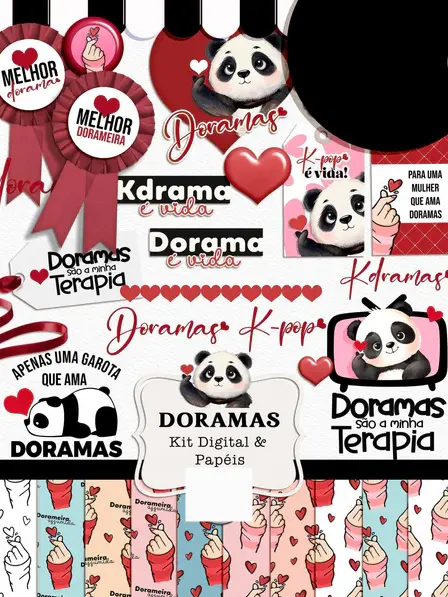 Arquivos Png Tematicos Doramas Para Projetos Manuais E Decoracao