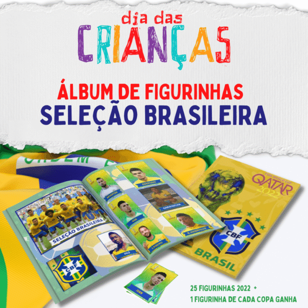 arte albun de figurinhas brasil copa qatar 2022 baixar gratis 1