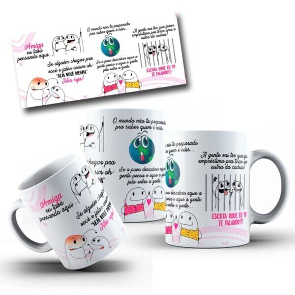 arte caneca amiga presas arquivo digital amizade 2