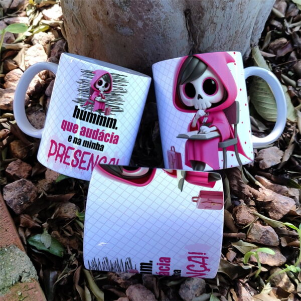 Arte Caneca Amostradinho Rosa - Jpg, Corel, pdf - Imagem 5