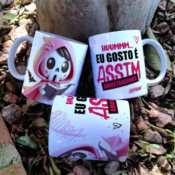 Arte Caneca Amostradinho Rosa - Jpg, Corel, pdf - Imagem 3