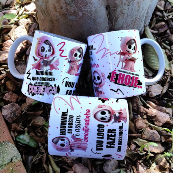 Arte Caneca Amostradinho Rosa - Jpg, Corel, pdf - Imagem 2
