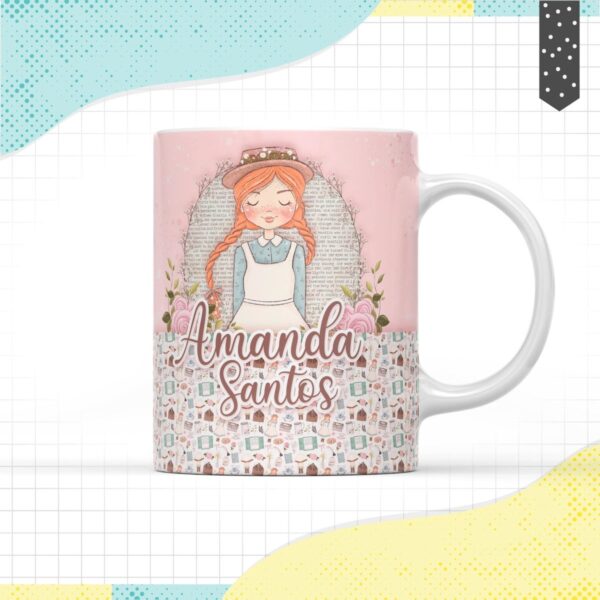 arte caneca anne arquivo digital scrapbook 1