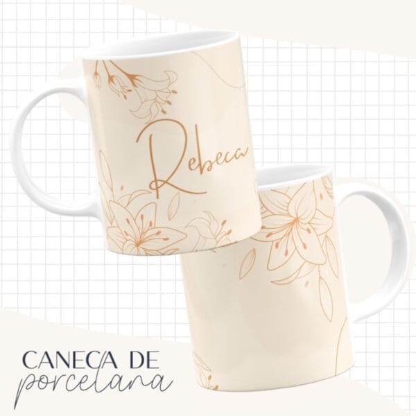 arte caneca bege arquivo digital papel e cia