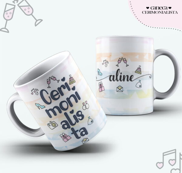 arte caneca cerimonialista feminina arquivo digital arte para canecas