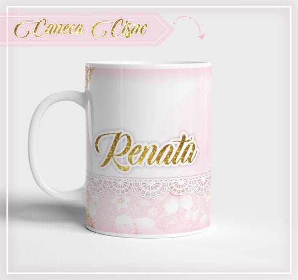 Arte Caneca Cisne - Arquivo Digital - Imagem 2