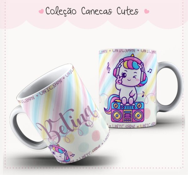 Arte Caneca Cute 5 - Arquivo Digital