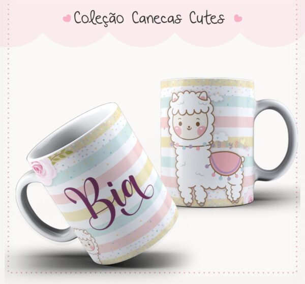 arte caneca cute 8 arquivo digital sublimacao