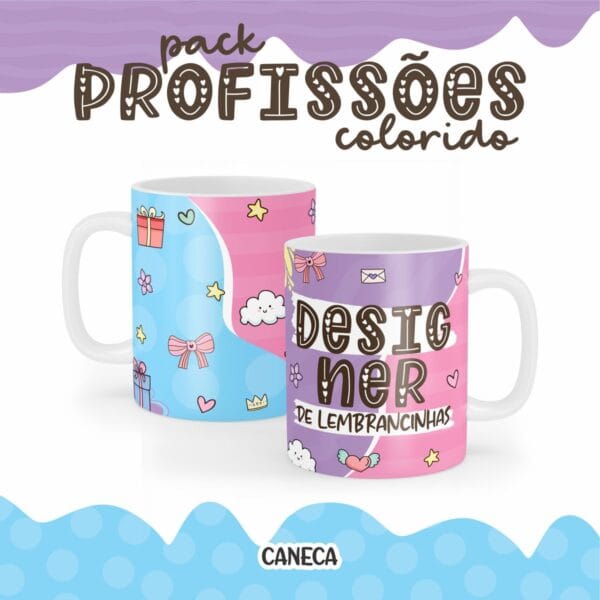 arte caneca design lembrancinhas arquivo digital scrapbook