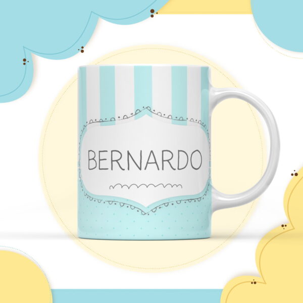 arte caneca digital neutro azul arquivo digital presentar