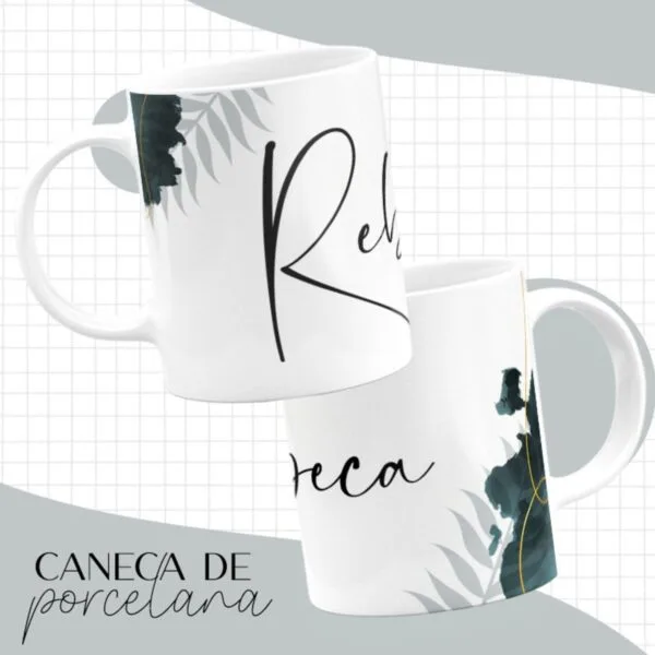 arte caneca folha arquivo digital scrapbook