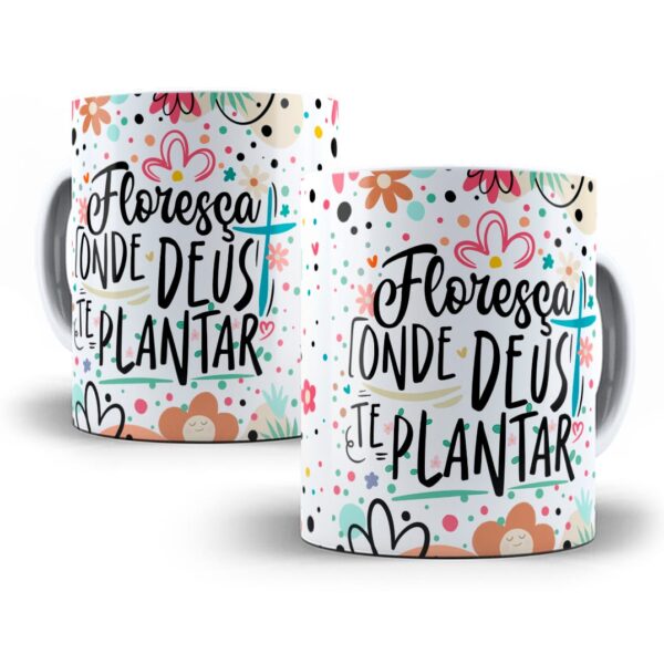 Arte Caneca Frase Proteção Energia Anti Inveja Mal Olhado