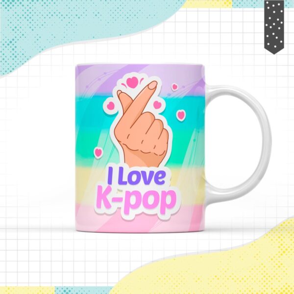 arte caneca kpop arquivo digital kpop menina