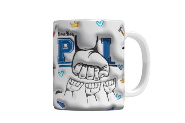 Arte Caneca Melhor Pai Png - Imagem 3