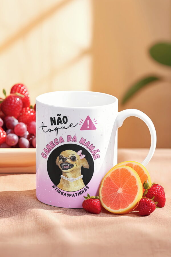 arte caneca nao toque caneca da mamae png arte canecas dia das maes