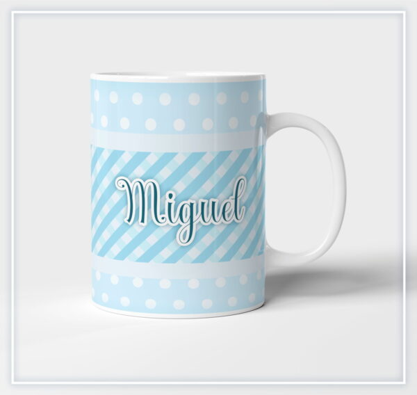 arte caneca neutro azul menino arquivo digital arte caneca